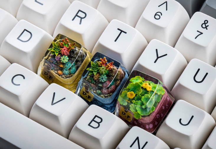 Terrarium Keycaps – Las Teclas de Computadora con Terrarios